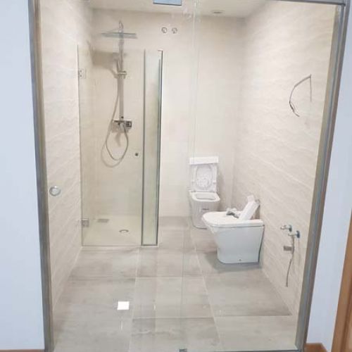 Puertas aéreas corredera para baño